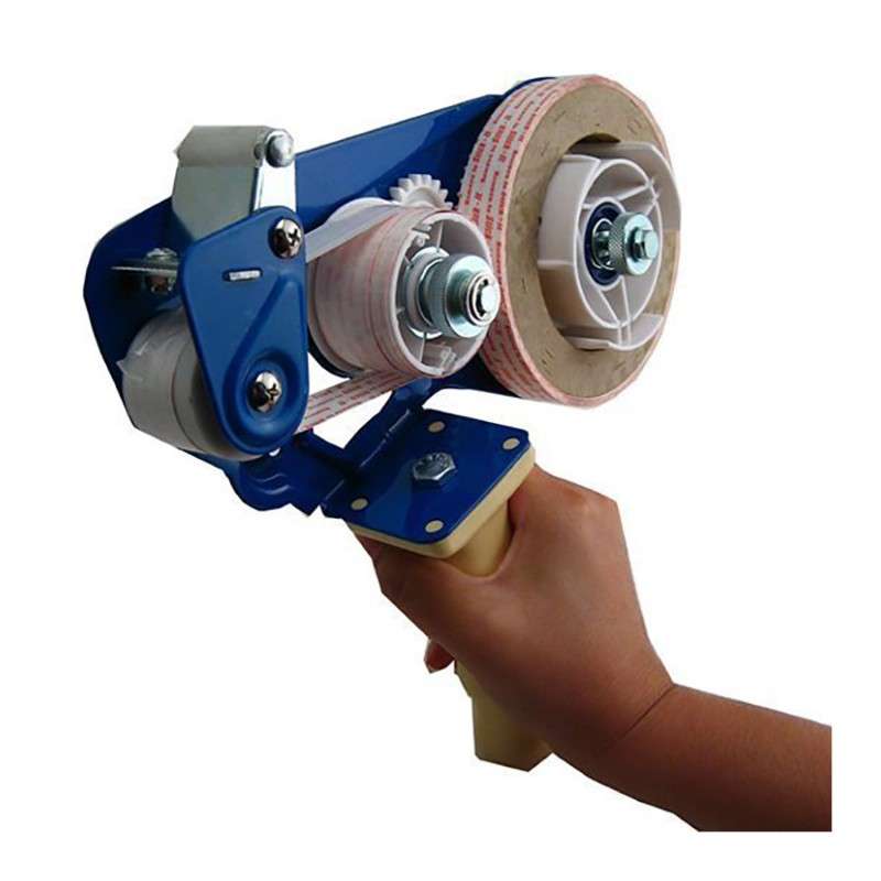 Manual and Handheld Tape Dispenser, Tape Width 6, Blue