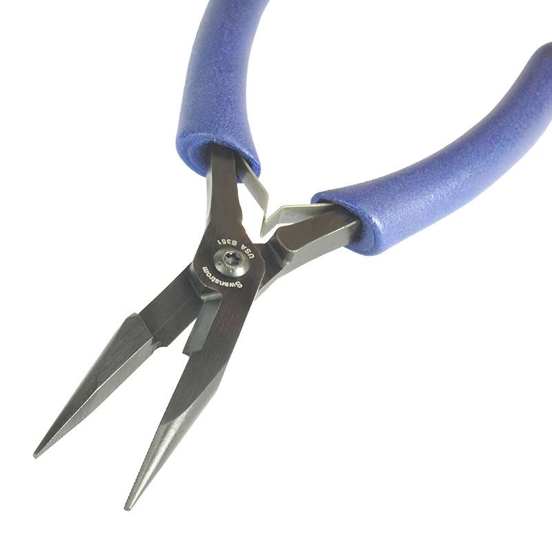 Midsize Combo Long Nose Serrated Jaw Plier and Shear Cutter