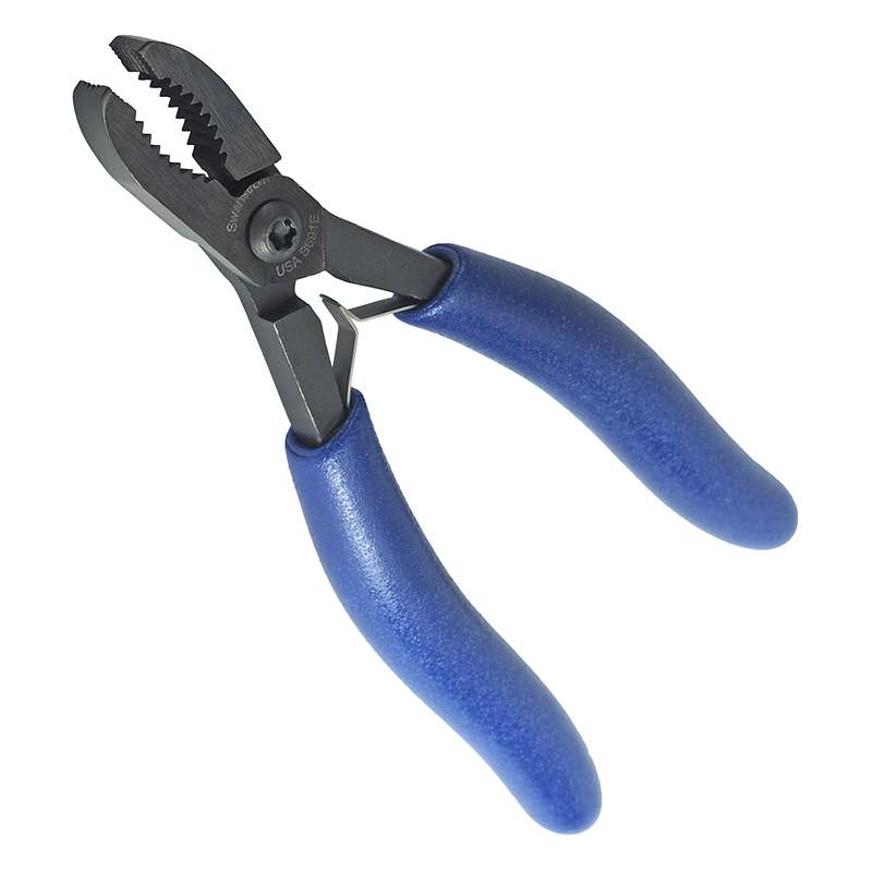Large Dual Grabber Plier with Serrated Jaw and Ergonomic Handle