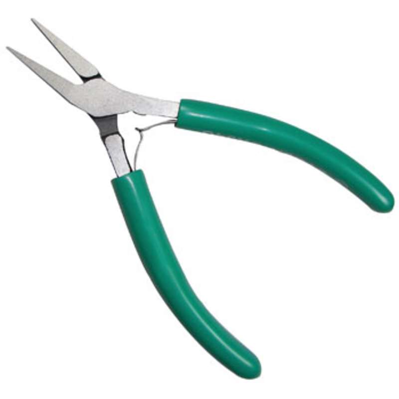 Flat Nose ESD Plier with Smooth Jaw, 5.25"
