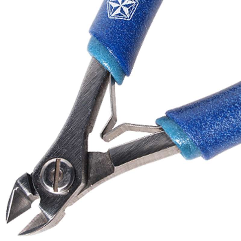 ESD-Safe Ergonomic Small Short Nose Diagonal Cutter, Semi-Flush, 5-1/2" Long