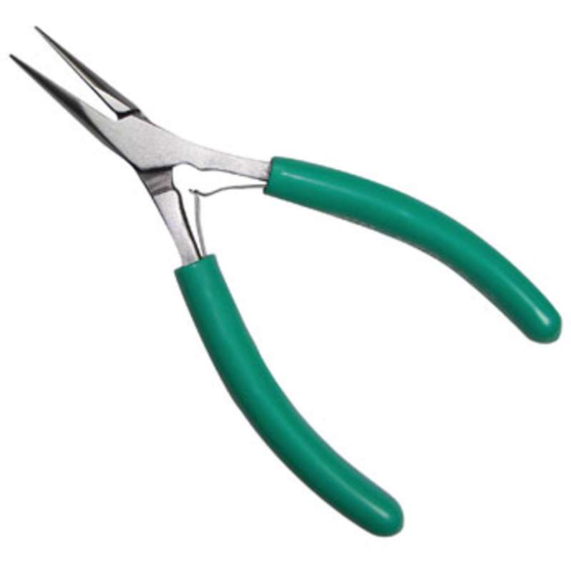 Needle Nose Slim Head ESD Plier with Serrated Jaw, 5.25"