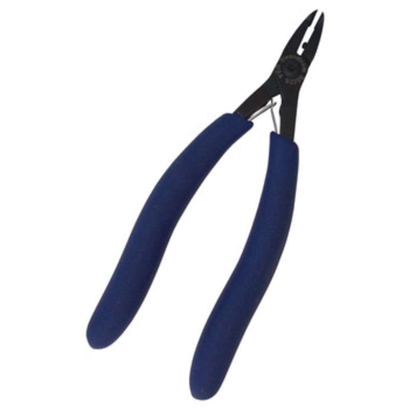 ESD-Safe Long Nose Head Super Flush Cutters with Cushion Grip Handles, 5-13/16" Long