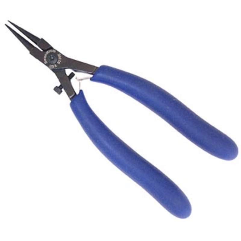 Round Nose ESD Plier with Smooth Jaw and Erogonomic Handle, 6-1/8"