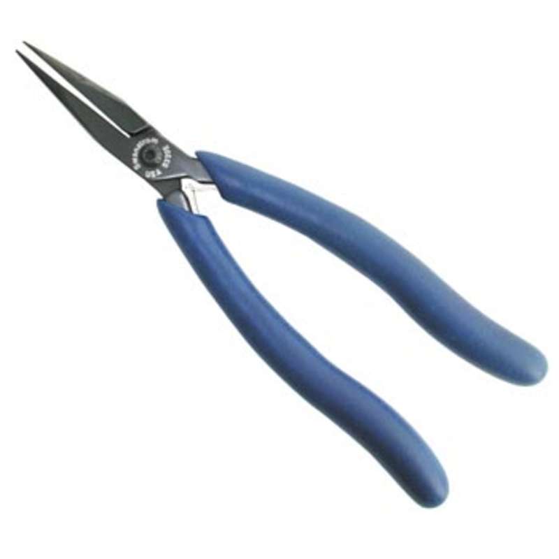 Long Nose ESD Plier with Smooth Jaw and Erogonomic Handle, 6.86"