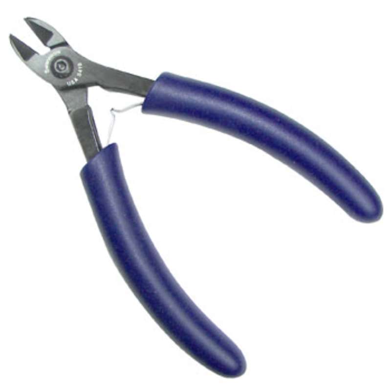 ESD-Safe Oval Head Bevel Cutters with Cushion Grip Handles, 4-13/16" Long