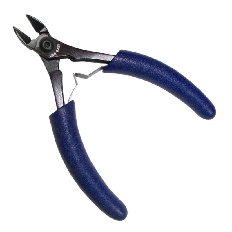 ESD-Safe Oval Submini Head Super Flush Cutters with Traditional Grip Handles, 5-5/8" Long
