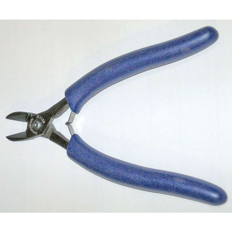 ESD-Safe Oval Head Flush Cutters with Cushion Grip Handles, 4-15/16" Long