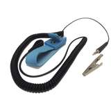 ESD-Safe Adjustable Wrist Strap with 4mm Snap, 10 ft Coil Cord redirect to product page