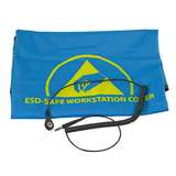 ESD Safe Workstation Cover with 1/8" (4MM) Snap Installed, 6 ft Ground Cord, 24 in x 24 in redirect to product page