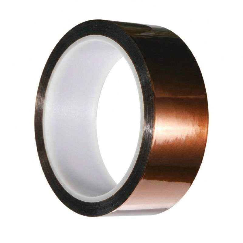 Kapton Tape, Low Static , 2"x36 Yds, 3" Core, 3.5 mil, Silicone Adhesive