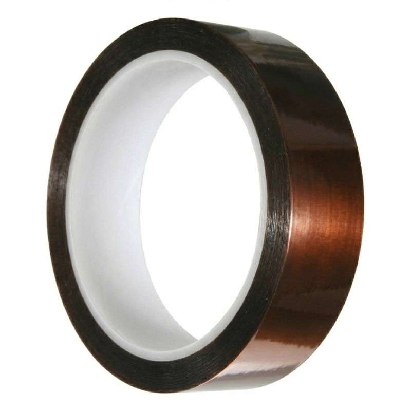 Kapton Tape, Low Static , 7/8"x36 Yds, 3" Core, 2.5 mil, Silicone Adhesive
