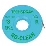 No-Clean Desoldering Braid, .075", 100' Green ESD Spool redirect to product page