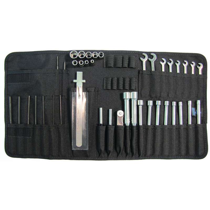 Metric Tool Kit, 40-Pieces, Tools Only, in Black Cordura Tri-Fold Case