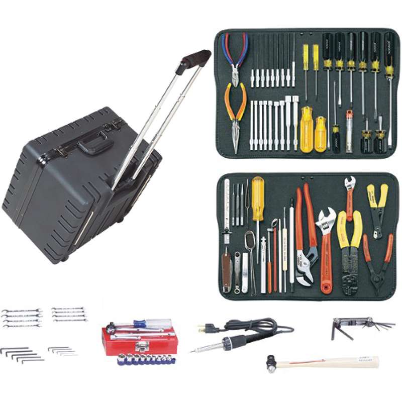 Electronics MRO Tool Kit, 10" Deep, Super-Roto Case, JTK-17 Series