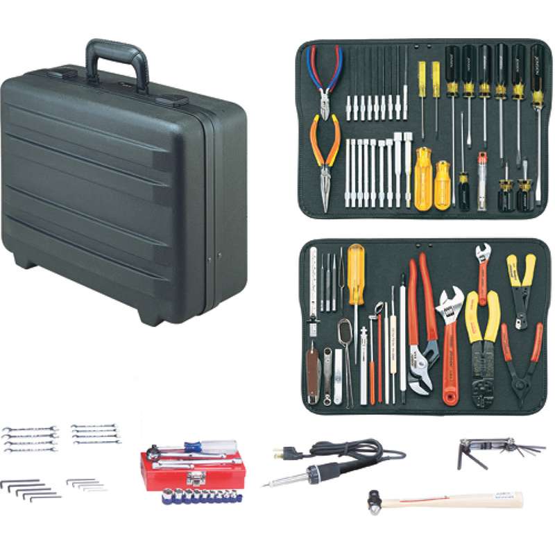 Electronics MRO Tool Kit, 5" Deep, Regular Monaco Case, JTK-17 Series