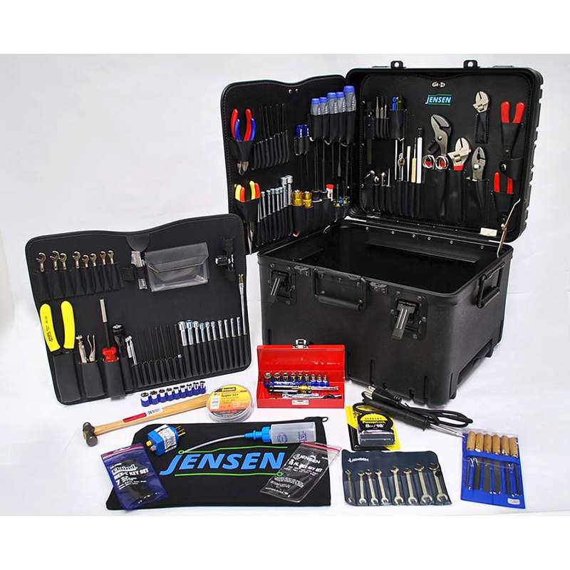 Deluxe Medical Kit in 12" Roto Rugged Wheeled Case with Recessed Latches
