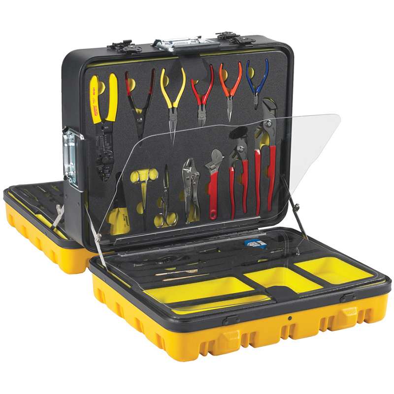 Electronics MRO Tool Kit, 8" General 4-Sided Tool Control Case, JTK-87 Series