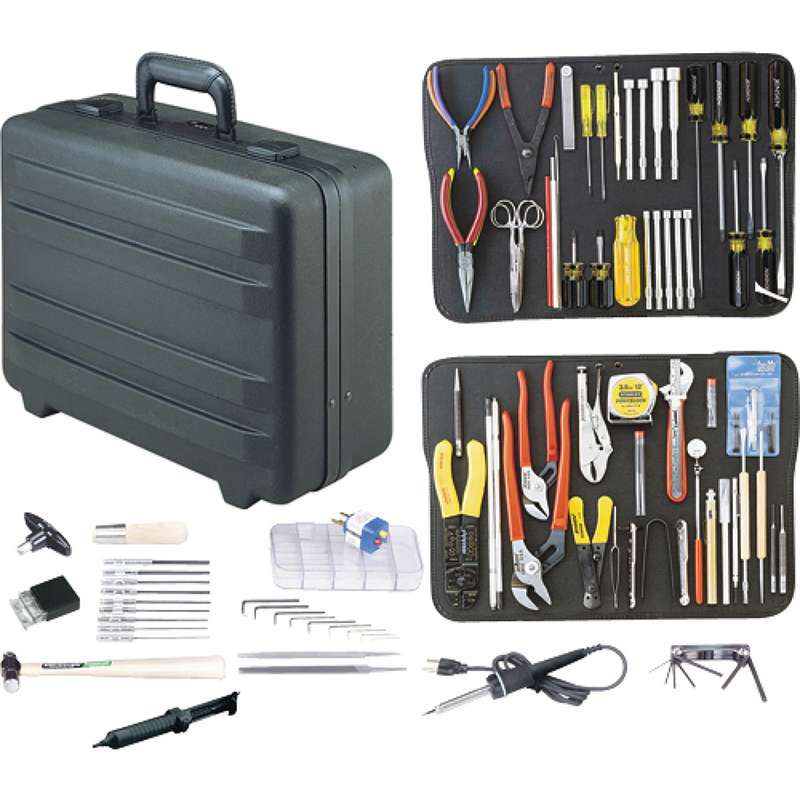 Electronics MRO Tool Kit, 5" Deep Monaco Case, JTK-87 Series