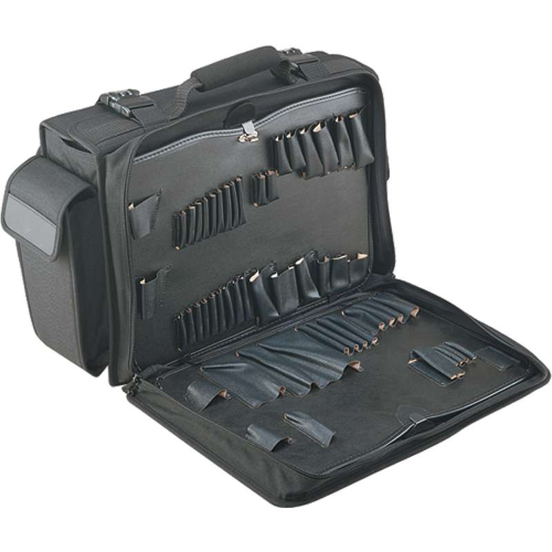 Electronics MRO Tool Kit, 11" Deep, Triple Cordura Case, Black, JTK-87 Series