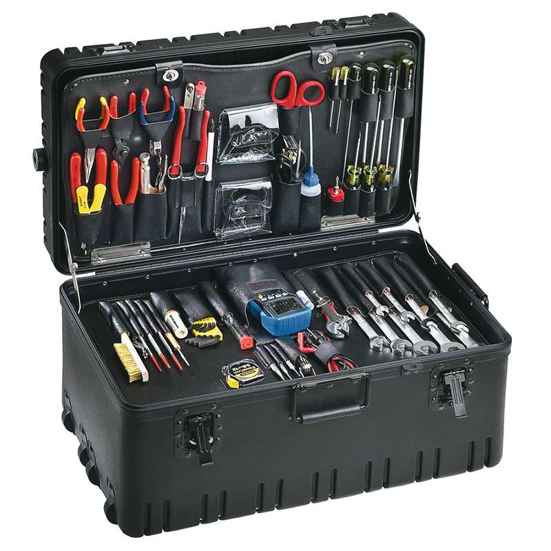 Inch Electro-Mech. Installer's Kit in Roto-Rugged Wheeled Case