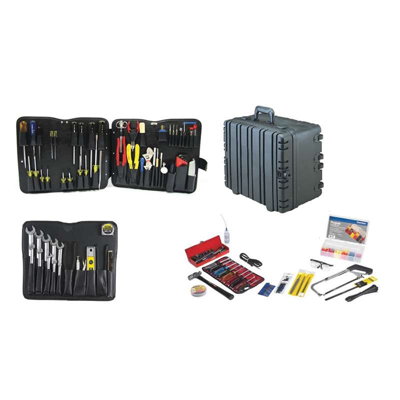 Electro Mechanical Tool Kit, Roto-Rugged Wheeled Case, 17-3/4 x 14-1/2 x 12"