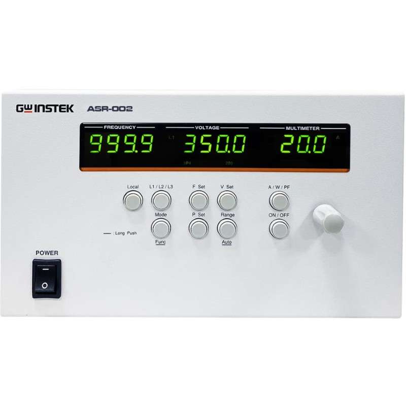 External Three-Phase Control Unit: ASR-3000/2000 RS-232/GPIB option is needed when using ASR-2000