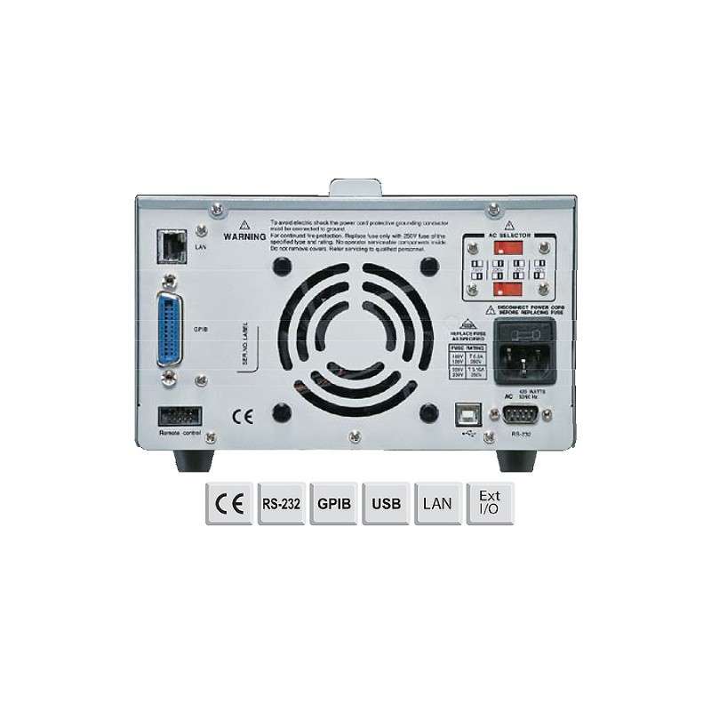 192W Single-Channel Programmable DC Power Supply with LAN