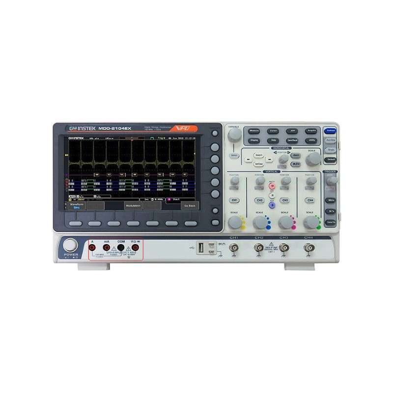 100MHz, 2-channel, DSO, Spectrum analyzer, dual channel 25MHz AWG, 5,000 count DMM and power supply