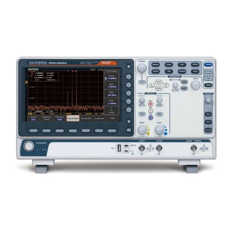 200MHz, 2-channel, DSO, Spectrum analyzer, dual channel