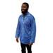 ESD-Safe Lightweight Jacket, with Snap Cuffs, Three Pockets, Blue, Small