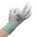 Gloves, Knit, ESD Safe, Palm Coated, Polyurethane, Medium