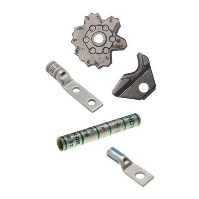 Die Wheel with Nest, PAT221 #8, #1 AWG Terminals and Splices