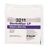 AlphaWipe TX3211 Dry Cleanroom Wipers, Sterile, 9" x 9", 100 per Bag, 5 Bags per Case redirect to product page