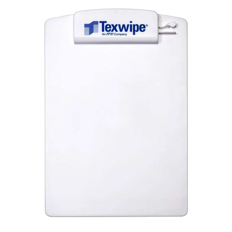 TexWrite® Cleanroom Clipboard, Portable Writing Surface, 9" x 13", 12 per Case