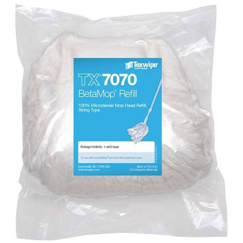 BetaMop™ Microdenier Mop Head, 100% Polyester String, Refill, 6 Heads per Case