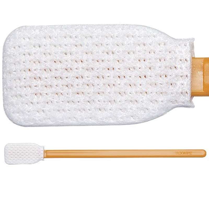 General-Purpose Polyester Honeycomb Large Cleanroom Swab, Non-Sterile, 5.02" Long, 100 per Bag, 6 Bags per Case