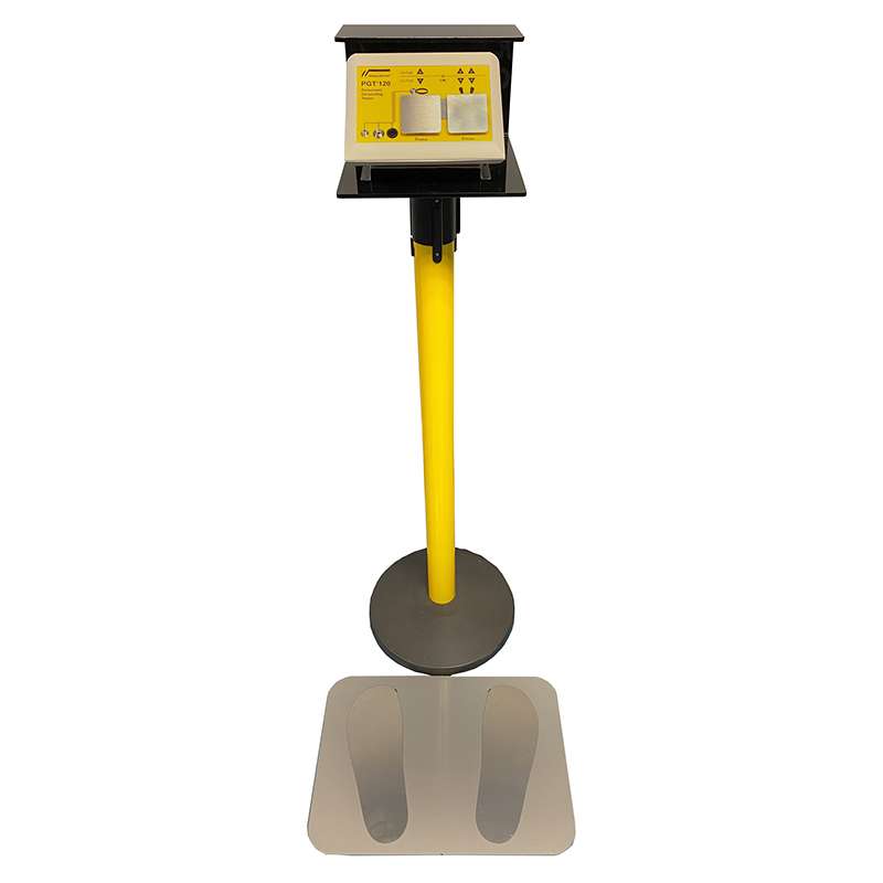 ESD Tester, Footplate with Cables, Data Terminal 2, Keypad, Temp/RH Sensor, USB Hub and Pedestal Sta