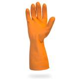 Orange Flock Lined Neoprene/Latex Blend Gloves, Large, 28mil, 1 Pair/Bag, 10 Dozen/Case redirect to product page