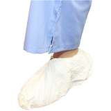 partial image of leg ending in white shoe cover redirect to product page
