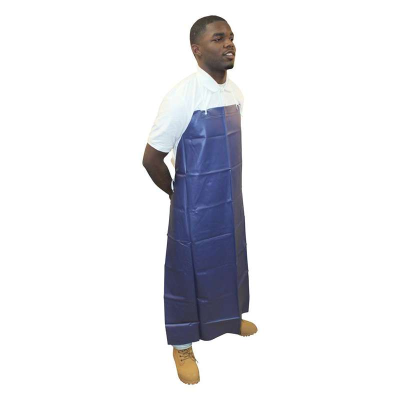 PVC Apron, 20 Mil, 36 x 50in, Blue, 36 per Case