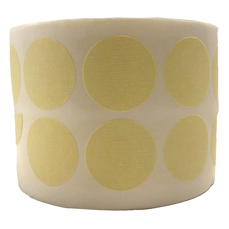 High Temp Masking Disc Tape, 300 deg, 1-1/2", 3" Core, 7.5 mil, Tan, 2000/Roll