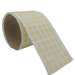 High Temp Masking Disc Tape, 300 deg, 13/32", 3" Core, 7.5 mil, Tan, 1000/Roll