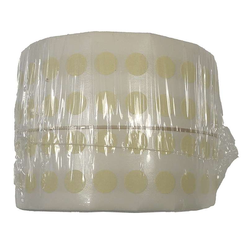 High Temp Masking Disc Tape, 300 deg, 3/8", 3" Core, 7.5 mil, Tan, 5000/Roll