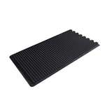 Conductive Interlocking End Piece Rubber Dome 3 x 4' Black Mat, 1/2" Thick redirect to product page