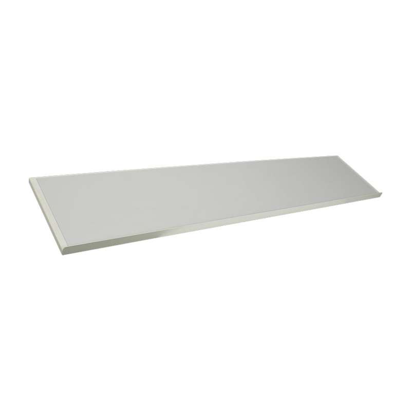 Laminated Metal Shelf, STD, 60"x12"x1", Gray, Dimension 4 Series