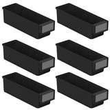 SET OF 6 ESD STACKING BLACK 11.81"X3.62"X3.23" redirect to product page