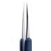 Precision Stainless Steel Tweezer, ESD Rubber Grip, Straight Fine Pointed Tip, Style 3