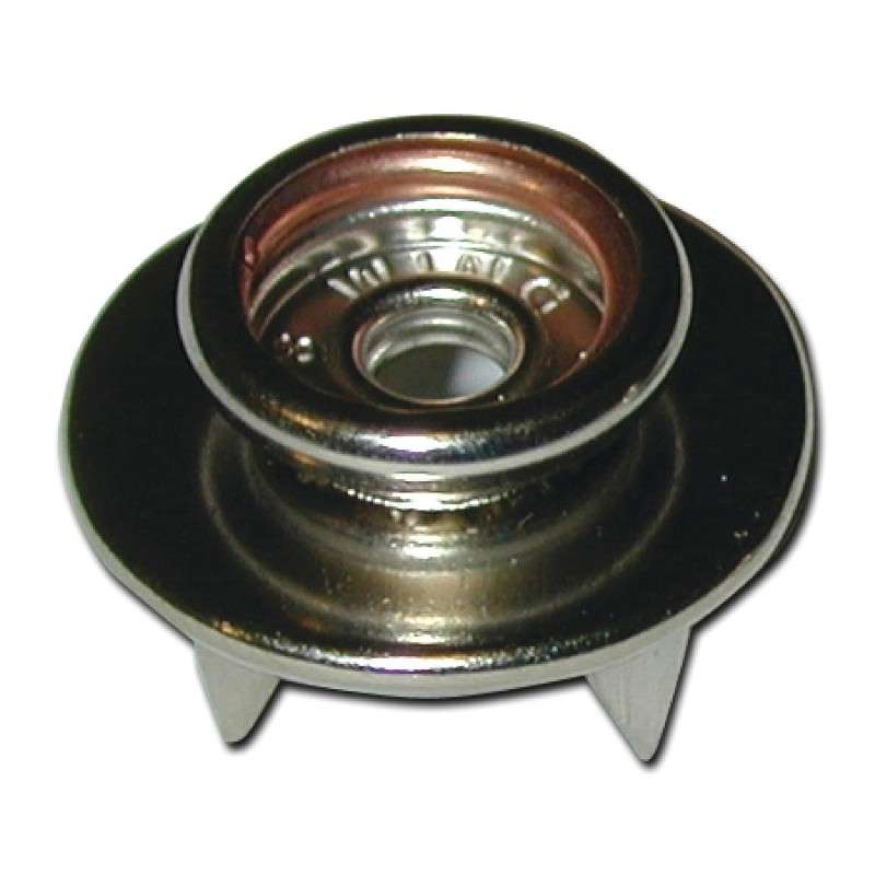 Snap Fastener Female Socket Push and Clinch, 10 Pieces per Bag