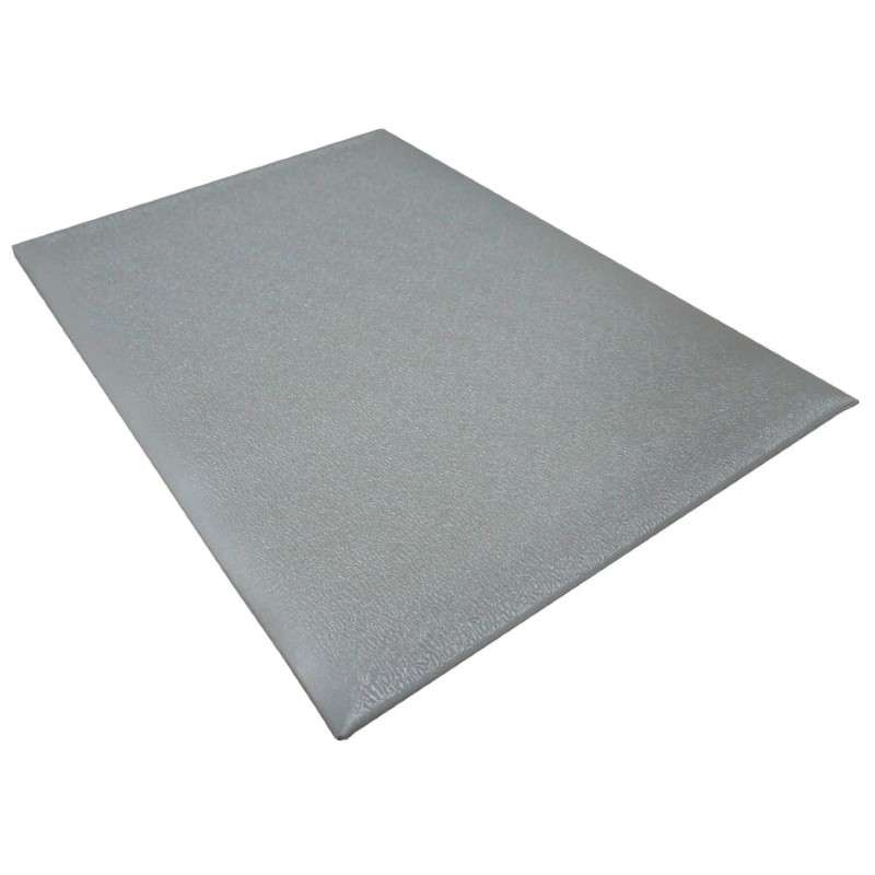 Cut Mat, Standard Anti-Fatigue, ESD-Safe, Gray, 3/8in x 3ft x 5ft